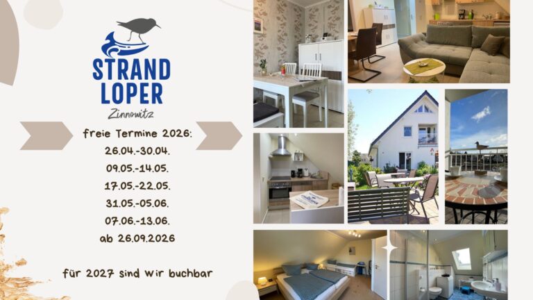 Freie Termine … schnell sein