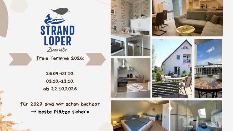 ab 26.09. Ferienwohnung frei